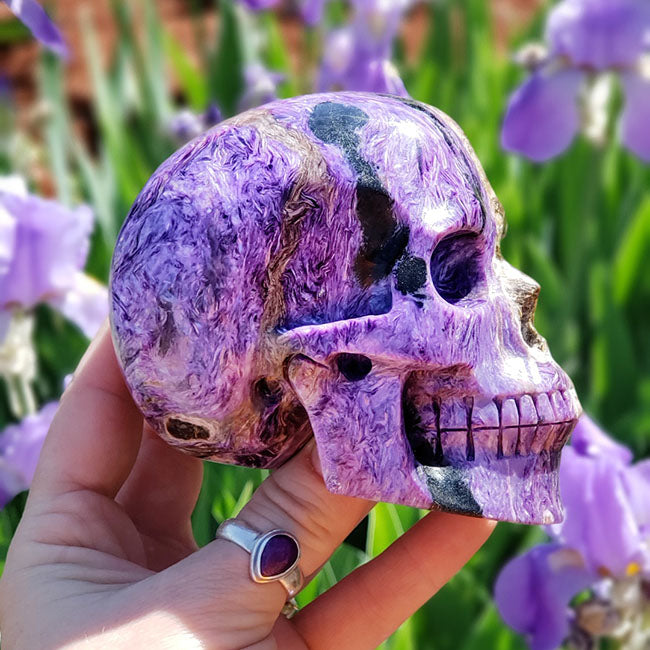 Crystal and Mineral Skull Carvings