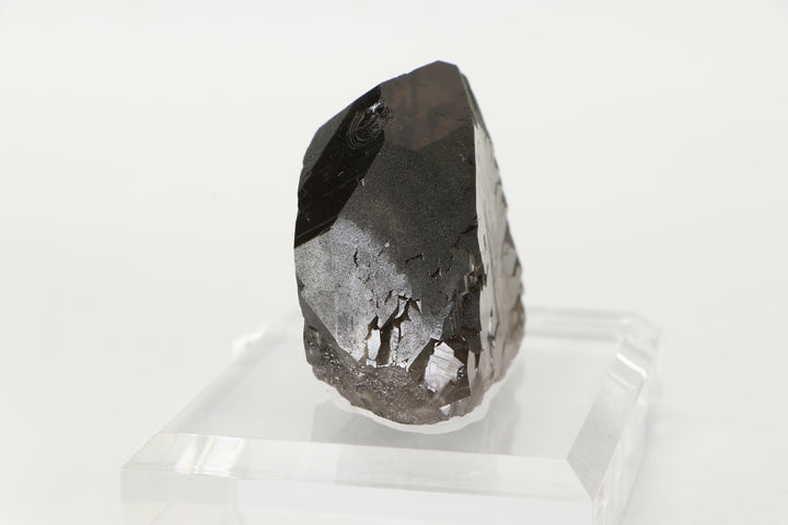 Smoky Quartz Gwindel from Mt. Blanc, France on Acrylic Base DX1813
