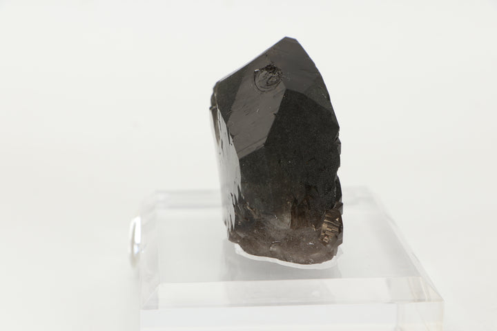 Smoky Quartz Gwindel from Mt. Blanc, France on Acrylic Base DX1813