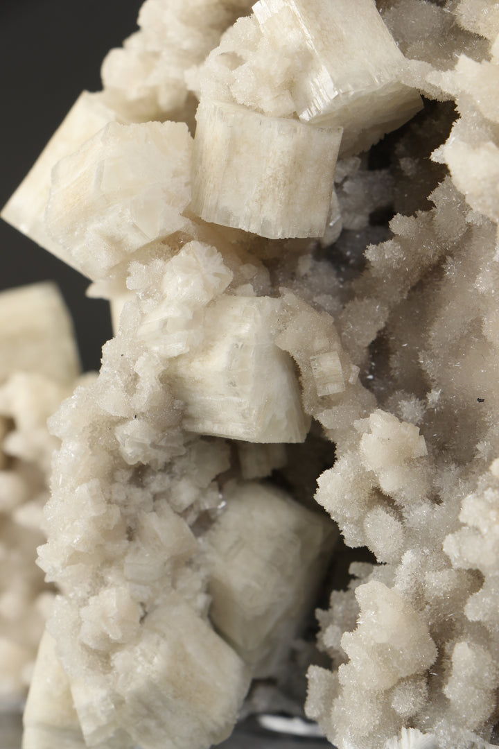 Aragonite with Sulfur on Acrylic Base DX3532