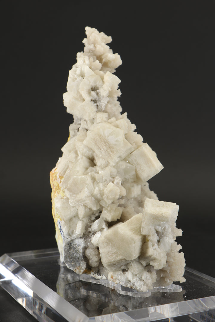 Aragonite with Sulfur on Acrylic Base DX3532