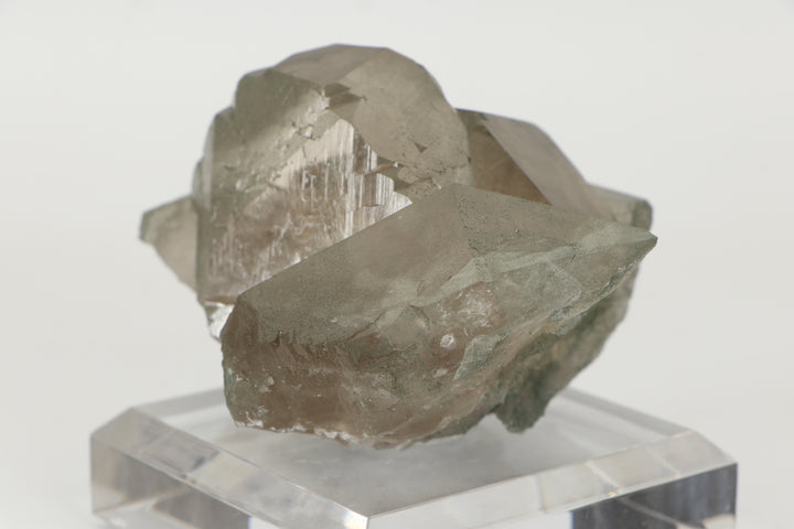 Smoky Quartz Gwindel Cluster with Chlorite from Mt. Blanc DX4575