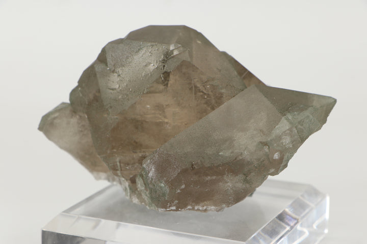 Smoky Quartz Gwindel Cluster with Chlorite from Mt. Blanc DX4575