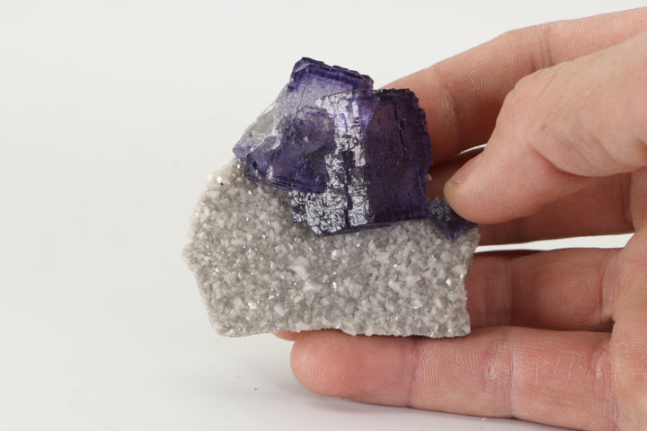 Fluorite with Dolomite - Elmwood Mine DS502
