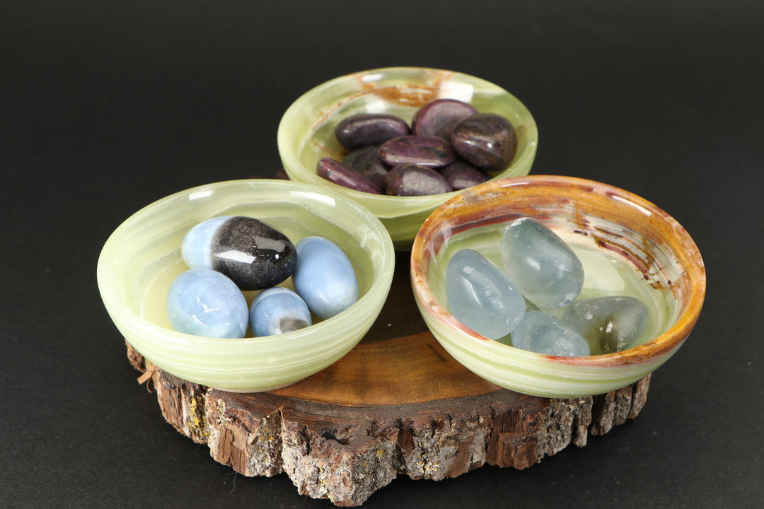 3" Green Onyx Bowl
