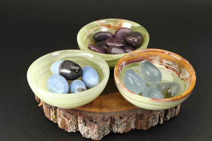 3" Green Onyx Bowl