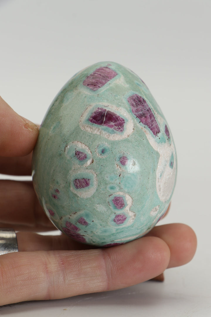 2.7" Ruby Fuchsite Egg TF3209