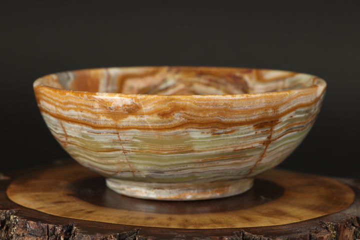 4" Green Onyx Bowl