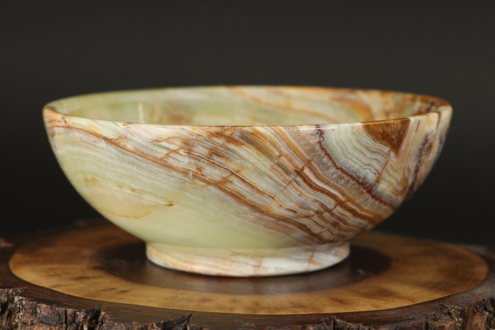4" Green Onyx Bowl