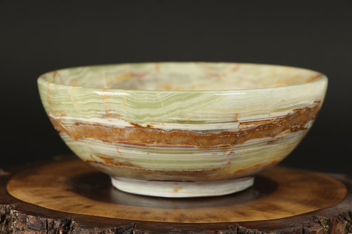 4" Green Onyx Bowl