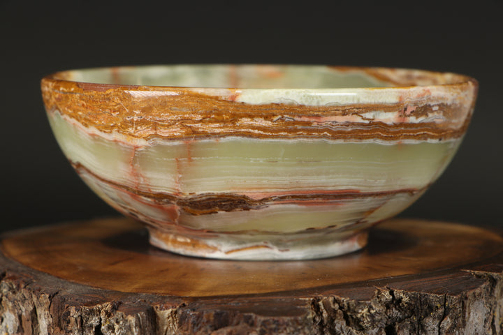 4" Green Onyx Bowl
