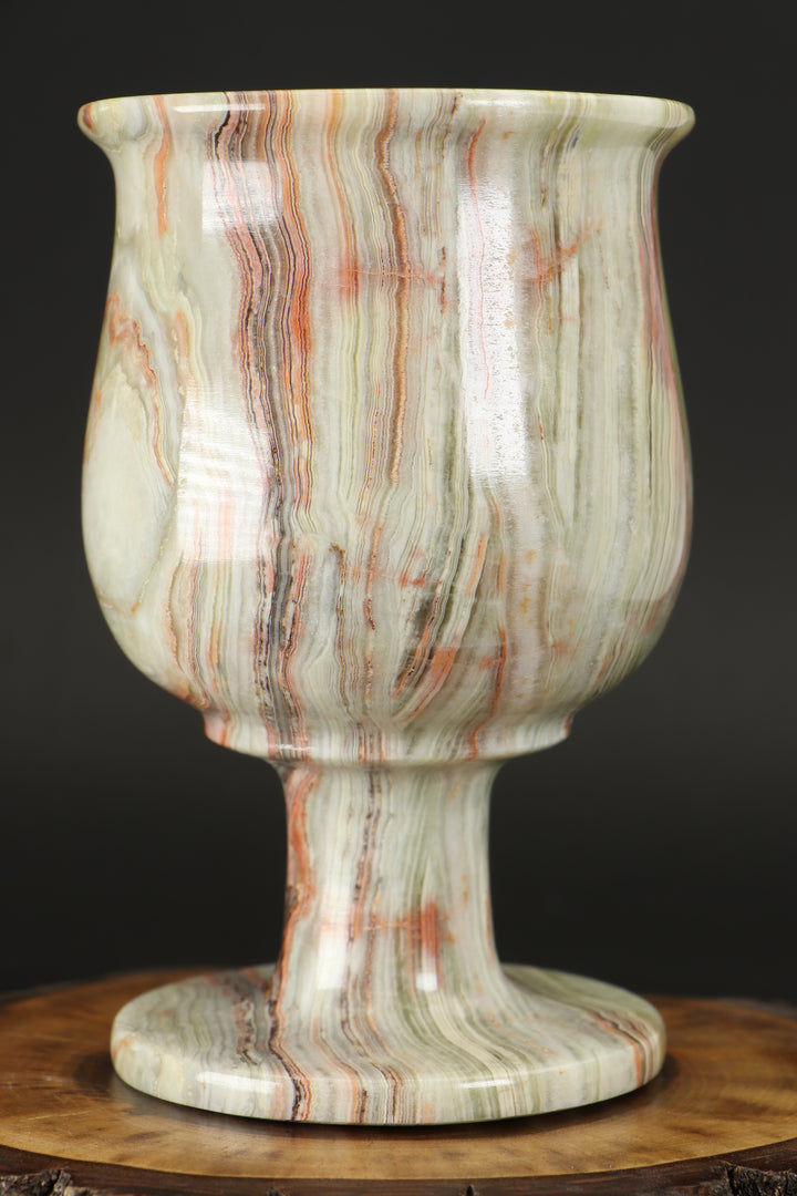 Green Onyx Goblet