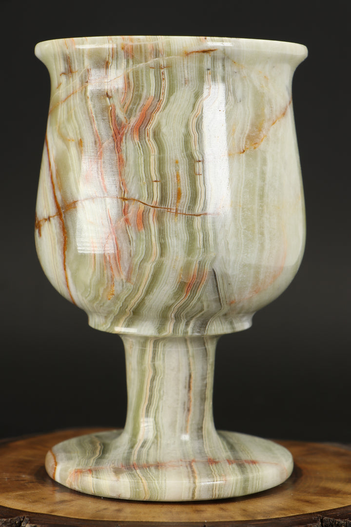 Green Onyx Goblet