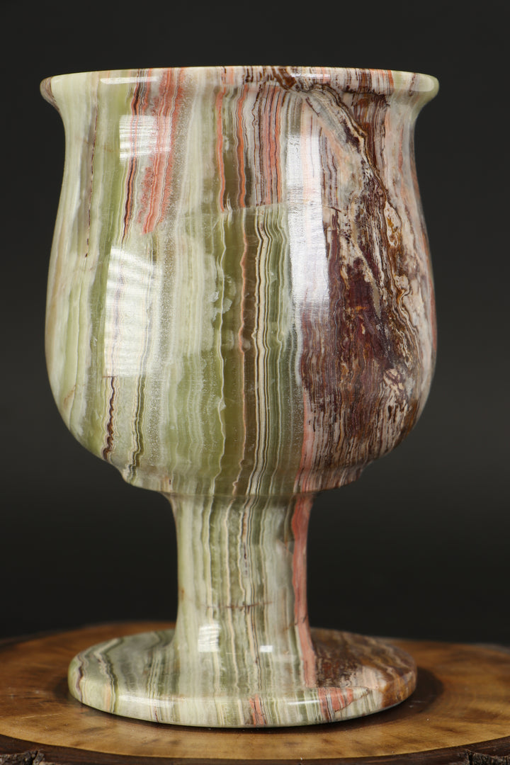 Green Onyx Goblet