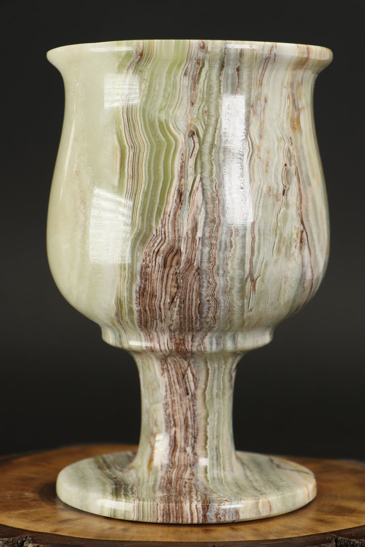 Green Onyx Goblet