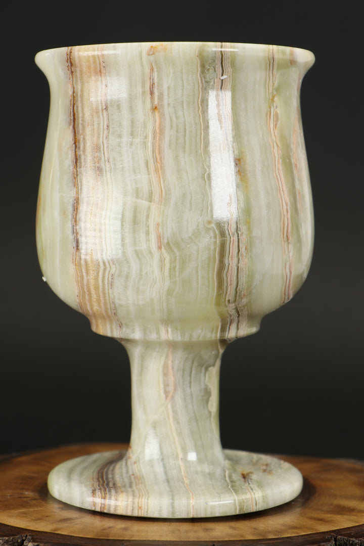 Green Onyx Goblet