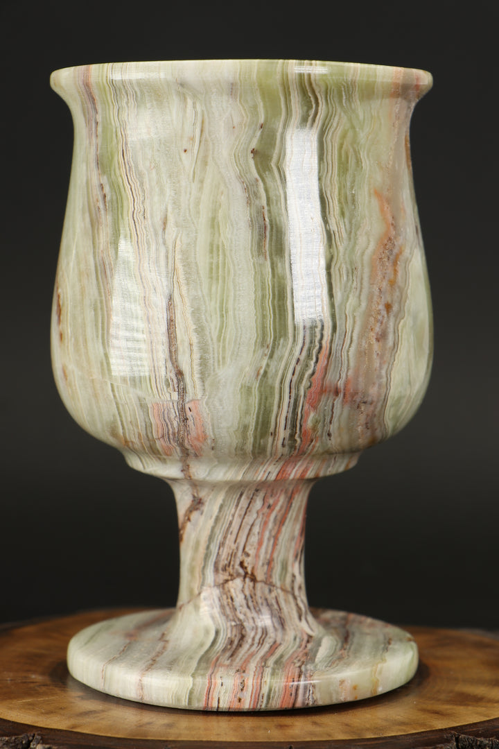 Green Onyx Goblet