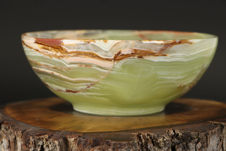 4" Green Onyx Bowl