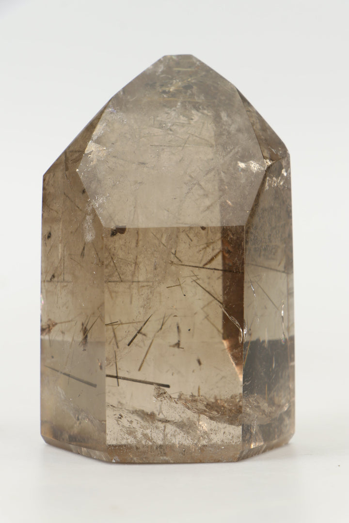 3.5" Smoky Quartz with Rutile Tower TW777