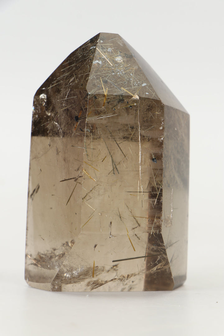 3.5" Smoky Quartz with Rutile Tower TW777