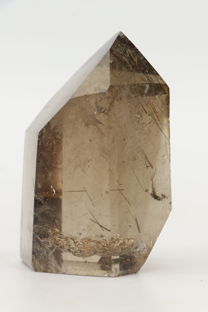 3.5" Smoky Quartz with Rutile Tower TW777