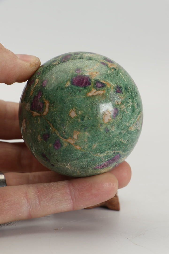 2.5" Ruby Fuchsite Sphere TF3207