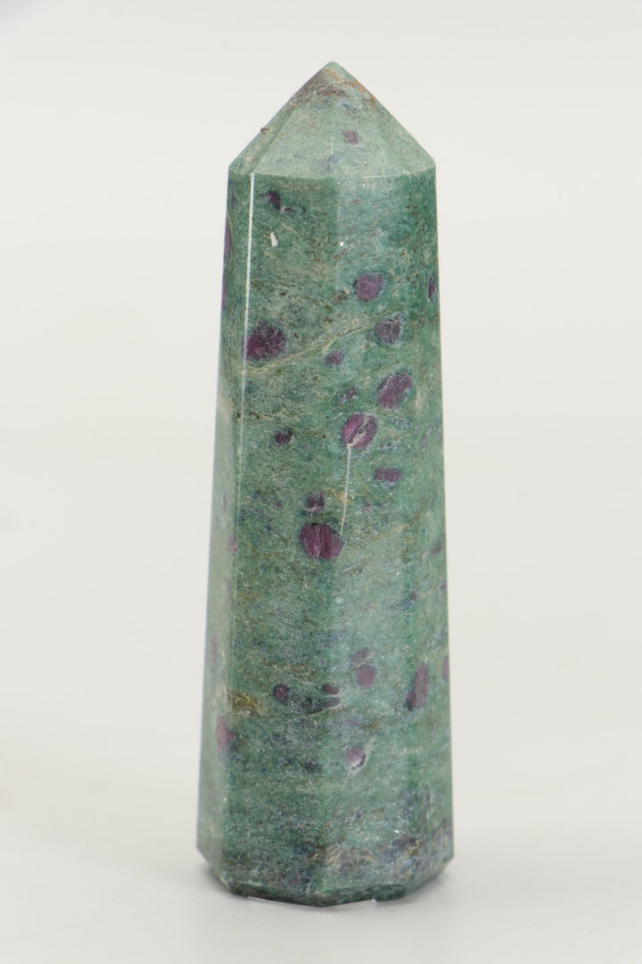 3.25" Ruby Fuchsite Tower TZ037