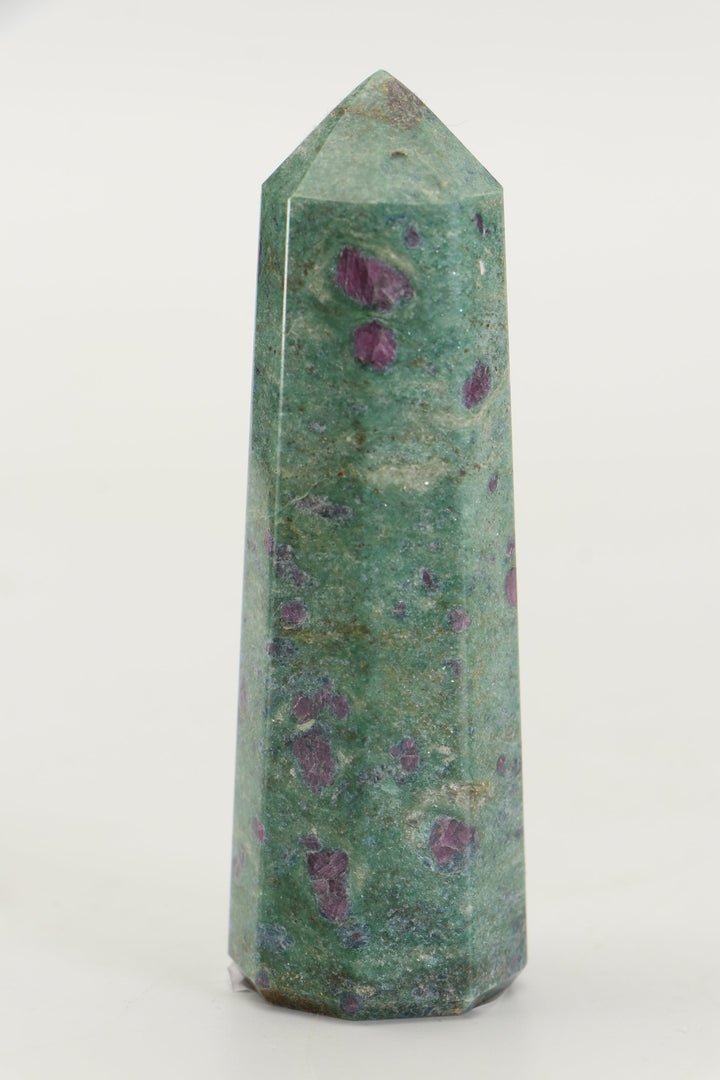 3.25" Ruby Fuchsite Tower TZ037