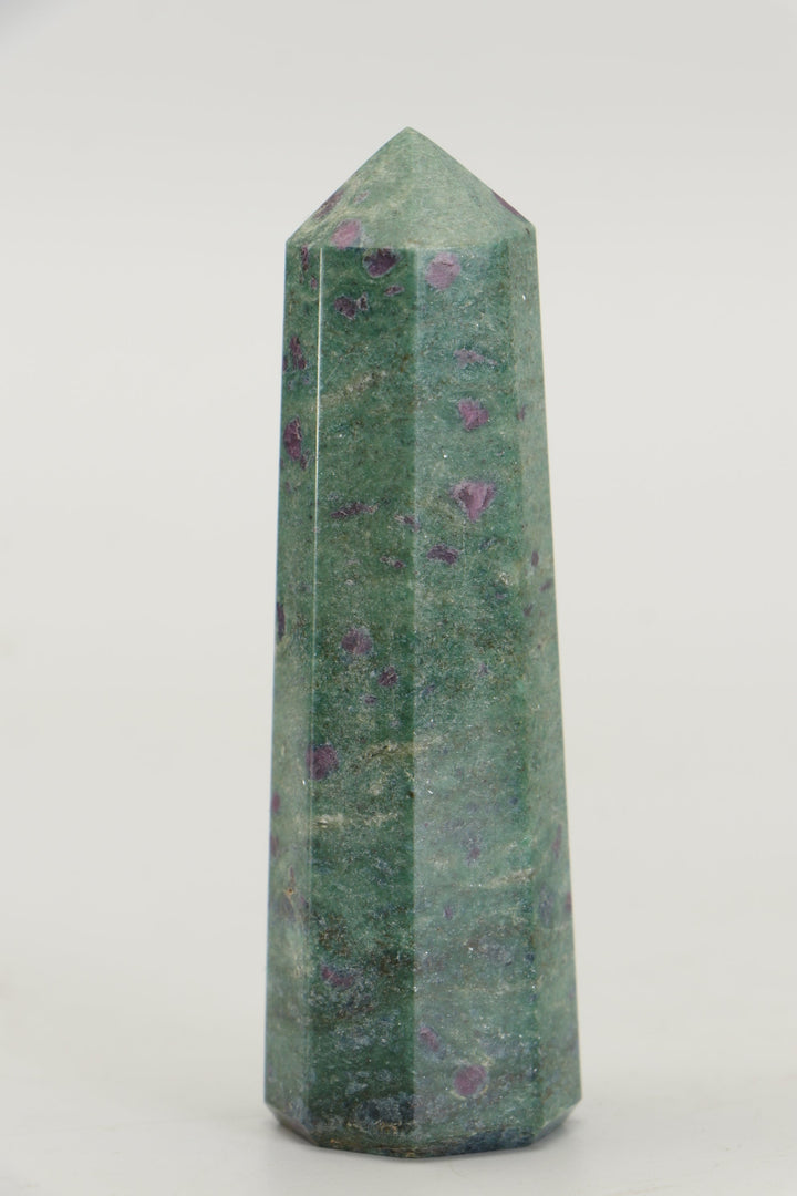 3.25" Ruby Fuchsite Tower TZ043