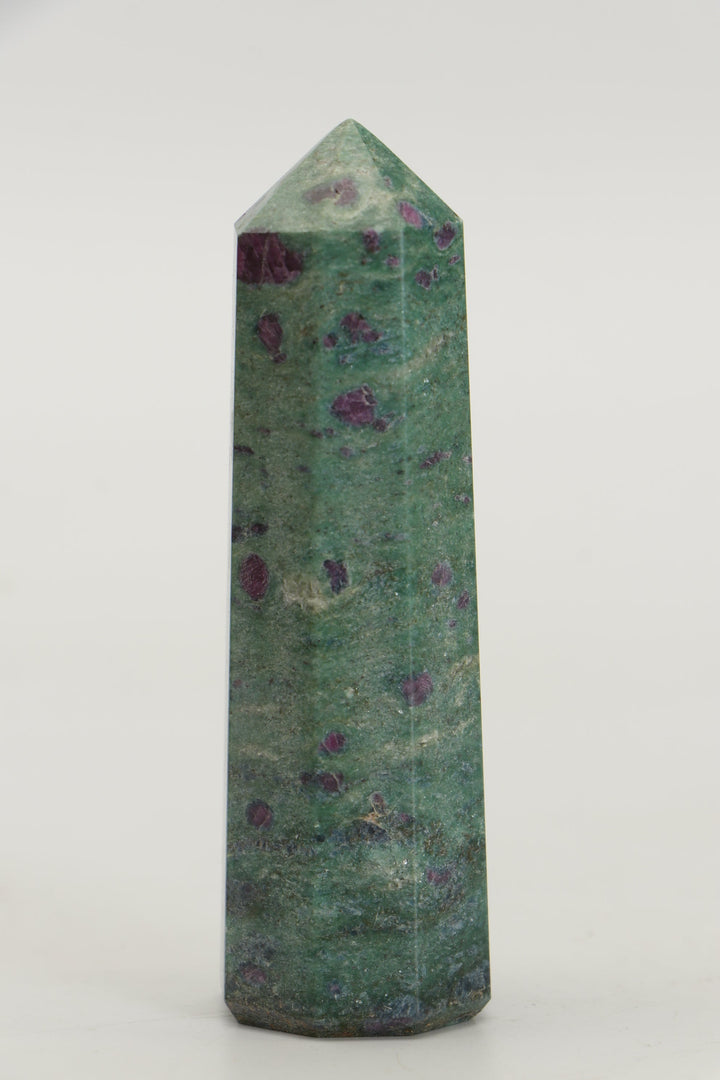 3.25" Ruby Fuchsite Tower TZ043