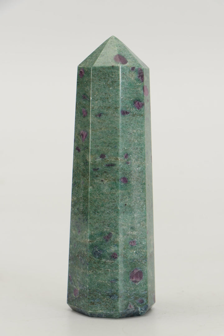 3.25" Ruby Fuchsite Tower TZ043