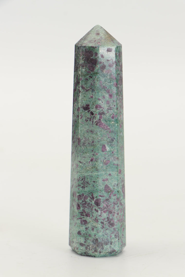 4" Ruby Fuchsite Tower TZ045