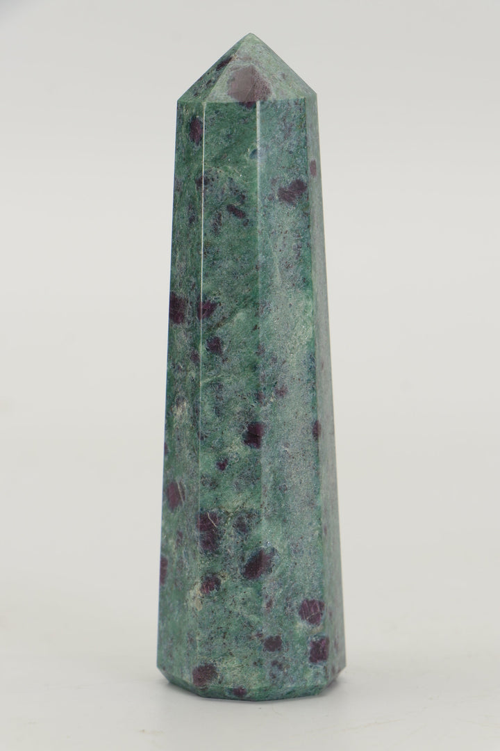 3.75" Ruby Fuchsite Tower TZ047