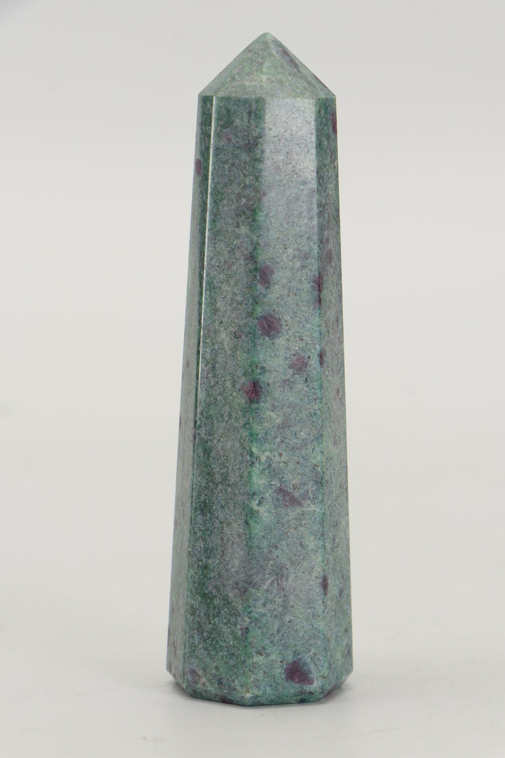 3.75" Ruby Fuchsite Tower TZ047