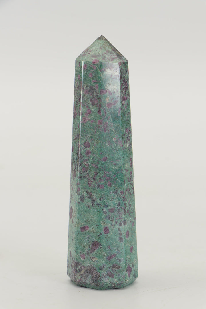 3.75" Ruby Fuchsite Tower TZ053