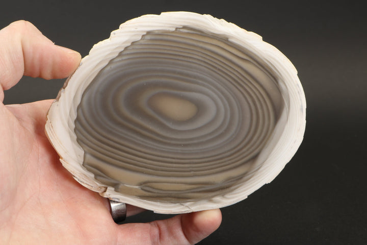 5" Polish Flint Slab DX771