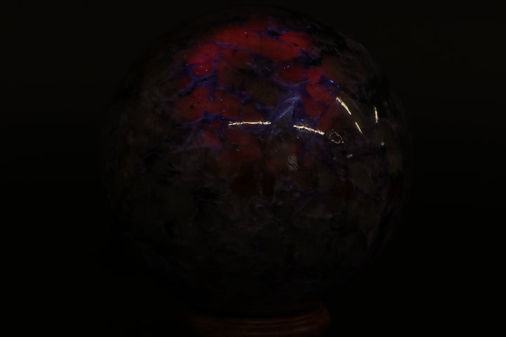3.1" Russian Charoite Sphere with Stand DM868