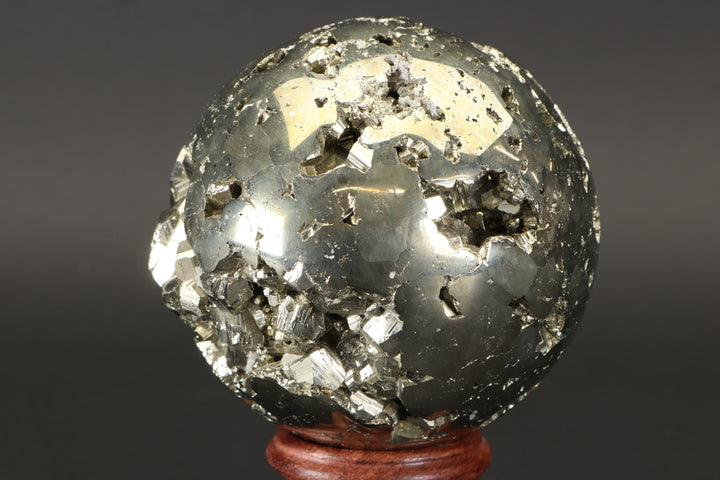 2.9" Pyrite Sphere TV235