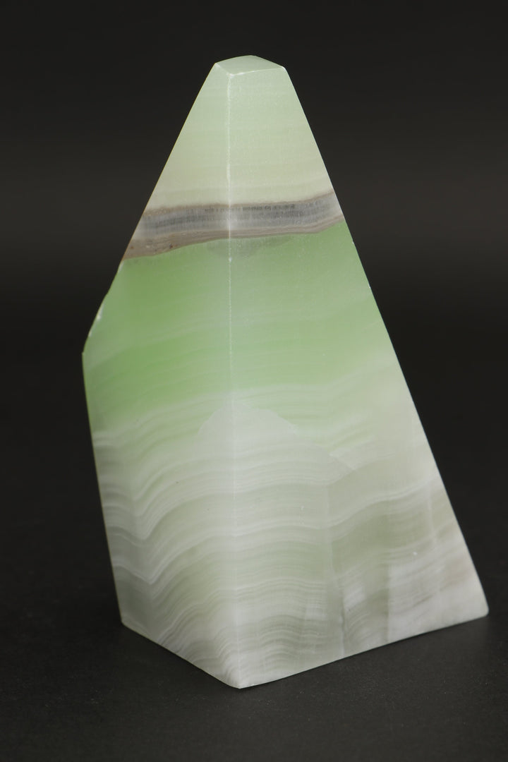 Banded Green Calcite Freeform DX3907