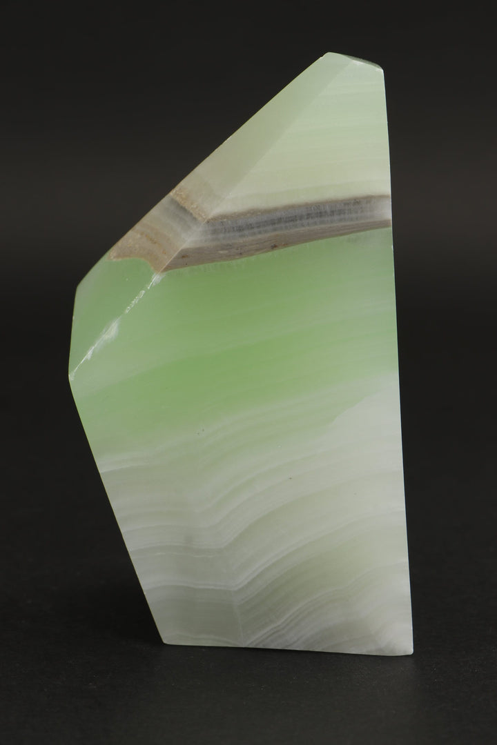 Banded Green Calcite Freeform DX3907