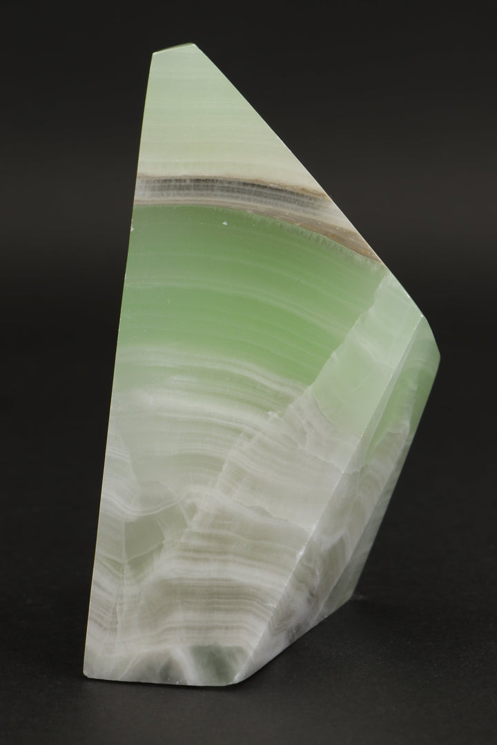 Banded Green Calcite Freeform DX3907