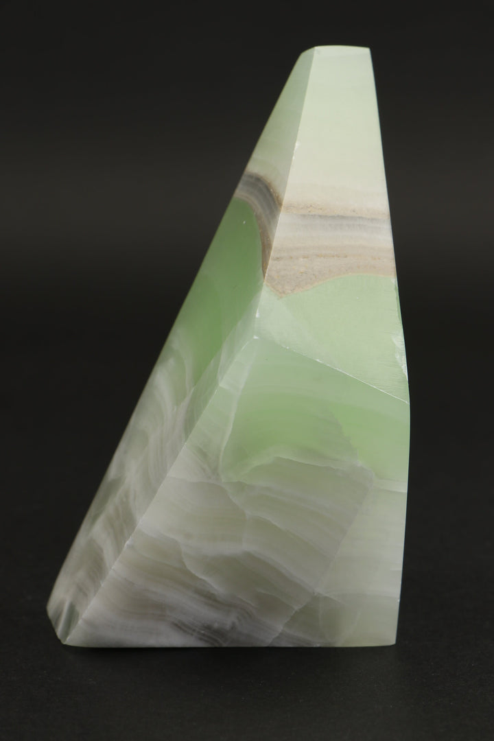 Banded Green Calcite Freeform DX3907