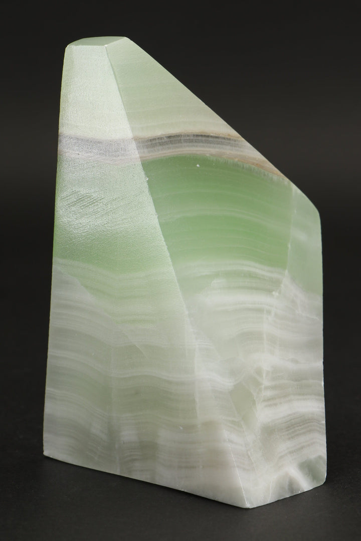 Banded Green Calcite Freeform DX3907