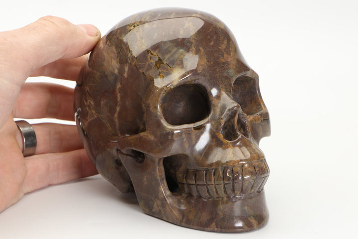 Agate Skull Carving DD3427