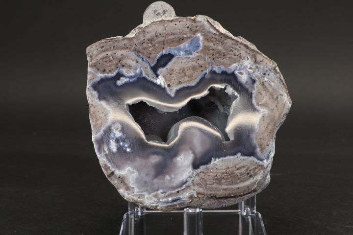 Polished Dugway Geode Half DX231