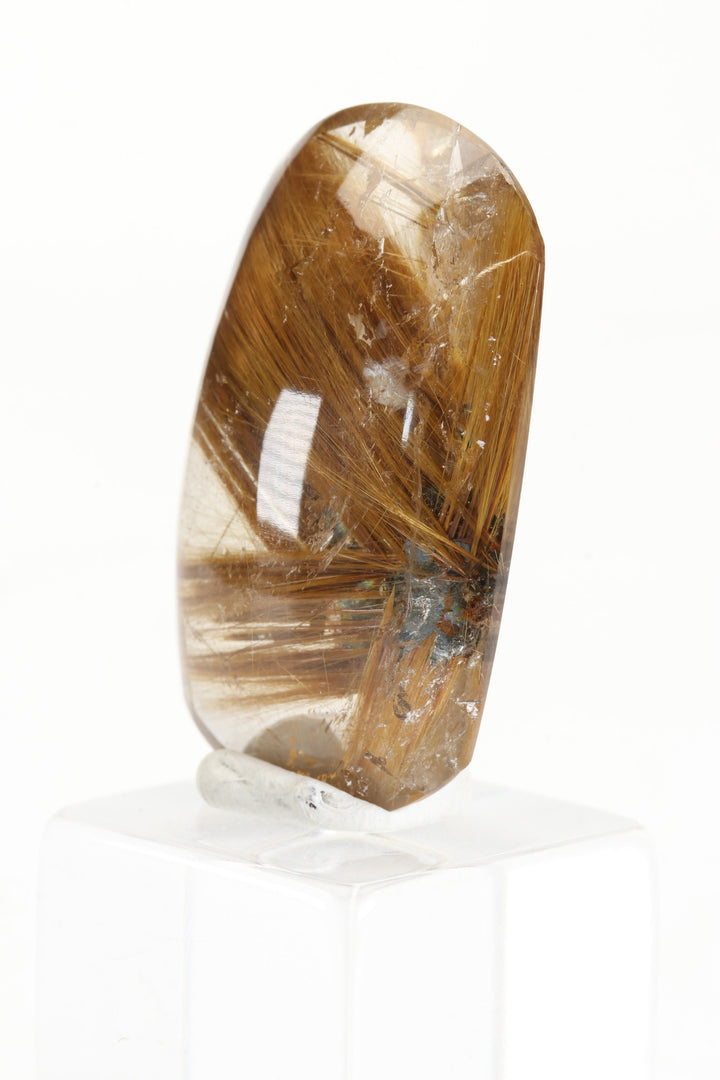 Bronze Rutile Star in Quartz Cabochon DX2123