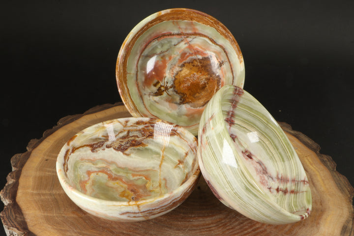 4" Green Onyx Bowl