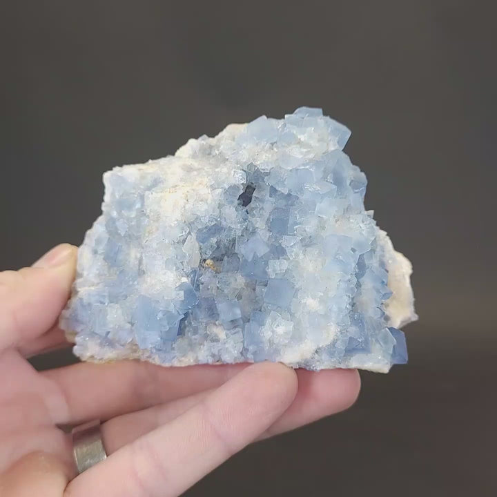 Bingham, NM Blue Fluorite Specimen TU2039