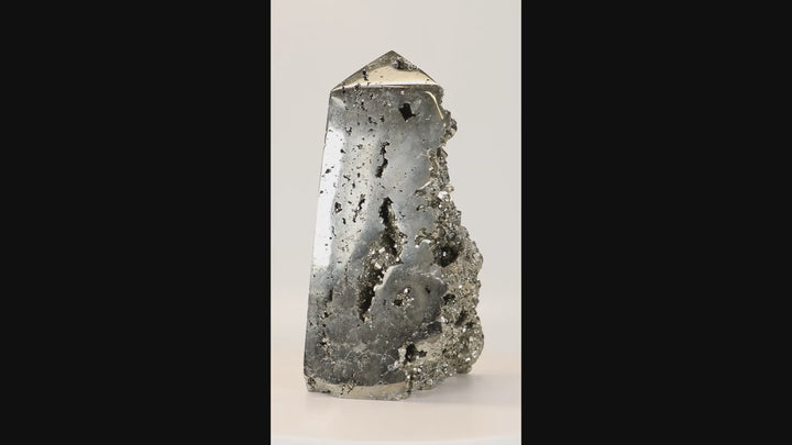 6.25" Pyrite Obelisk DX056