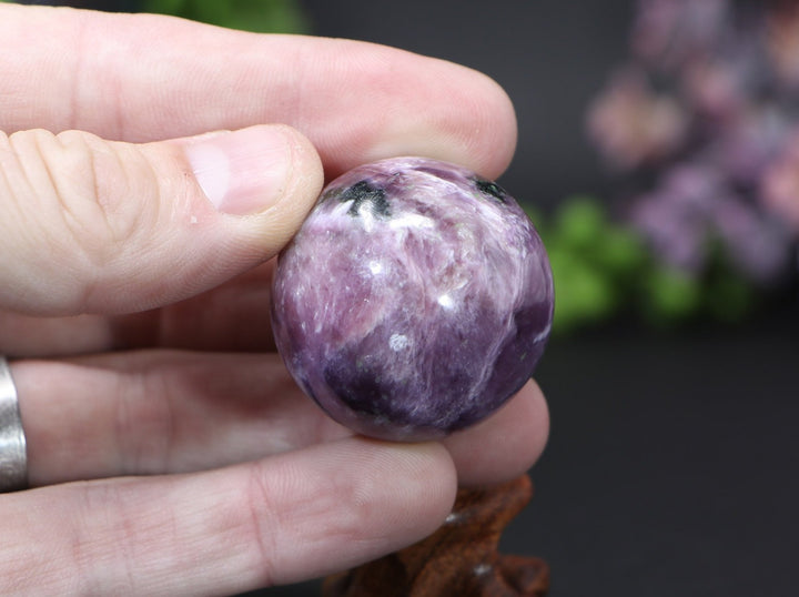 33mm Charoite Sphere DA1718